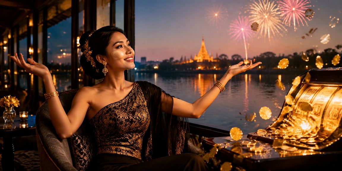 ရန်ကုန်မြို့ Inya ရေလယ်တွင် မိုဘိုင်းလျင်မြန်စွာ စလော့ဂိမ်းကစားနေသော လူငယ်